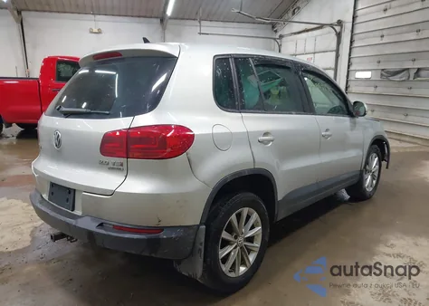 2014 Volkswagen Tiguan Se из США, поврежденный, VIN WVGBV3AX3EW541423